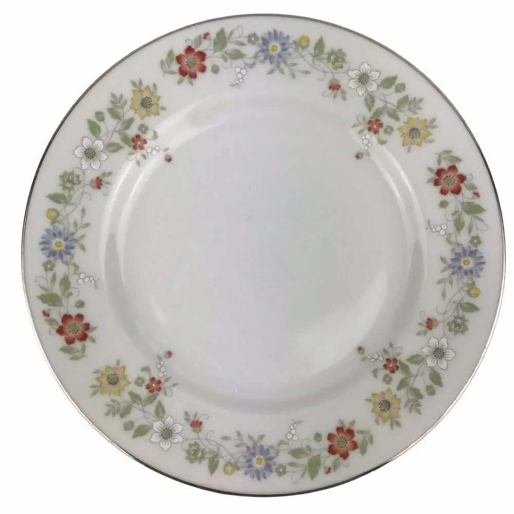 International China Cotillion York 3835 Set of 5 Salad Plates 7.5